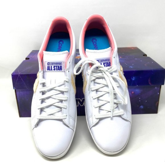 💖MEGA SALE💖Converse Men  172481C PRO LEATHER OX White Onyx Multi Basketball - Picture 10 of 12